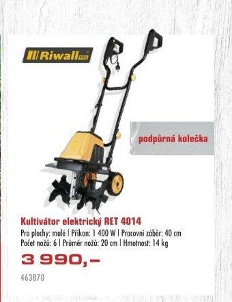 Kultivátor elektrický RET 4014