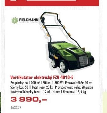 Vertikutátor elektrický FZV 4010-E