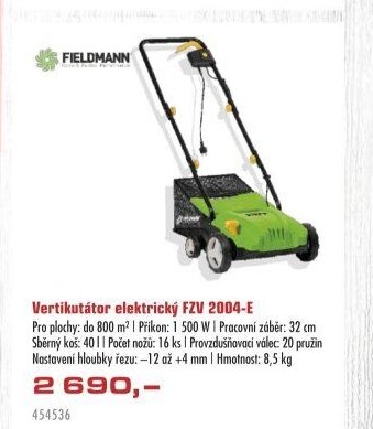 Vertikutátor elektrický FZV 2004-E
