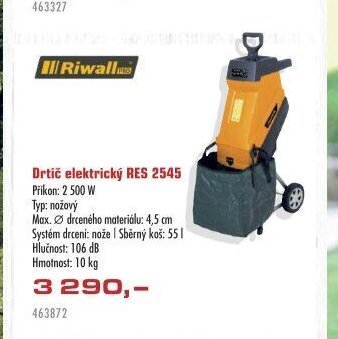 Drtič elektrický RES 2545