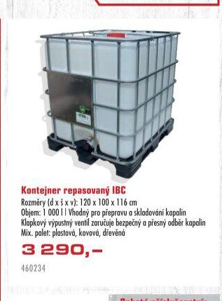 Kontejner repasovaný IBC