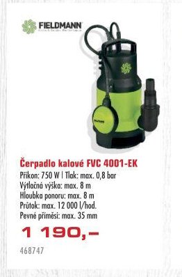 Čerpadlo kalové FVC 4001-EK