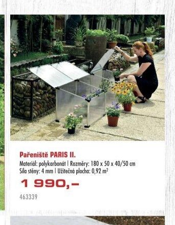 Pařeniště PARIS II.
