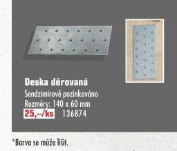 Deska děrovaná