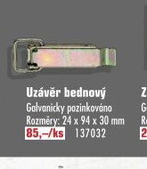 Uzávěr bednový