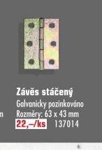 Závěs stáčený