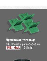 Vymezovač terasový