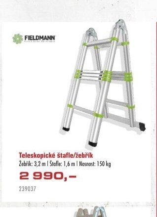 Teleskopické štafle/žebřík