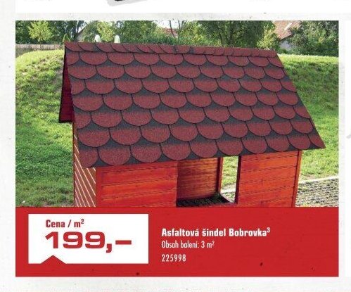 Asfaltová šindel Bobrovka