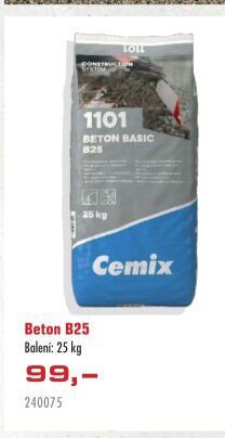 Beton B25