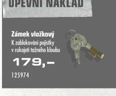 Zámek vložkový