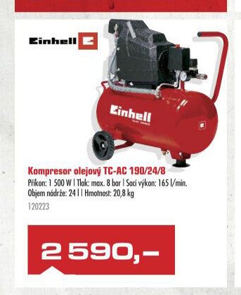 Kompresor olejový TC-AC 190/24/8