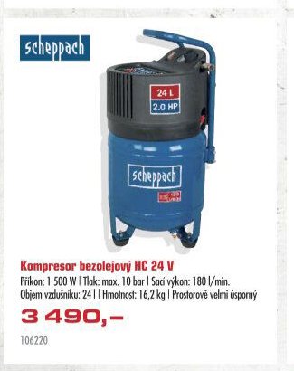 Kompresor bezolejový HC 24 V