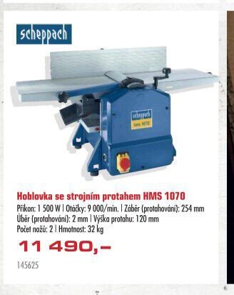 Hoblovka se strojním protahem HMS 1070