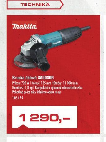 Bruska úhlová GA5030R
