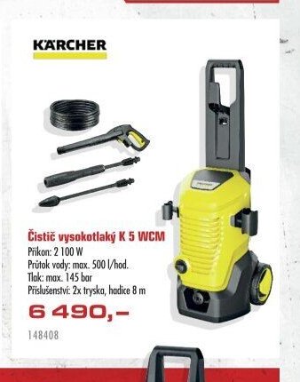 Čistič vysokotlaký K 5 WCM