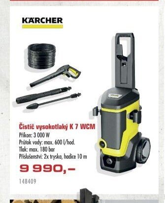 Čistič vysokotlaký K 7 WCM