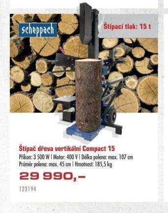 Štípač dřeva vertikální Compact 15