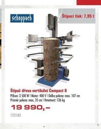 Štípač dřeva vertikální Compact 8