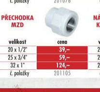 Přechodka MZD