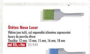 Štětec Nova Lazur