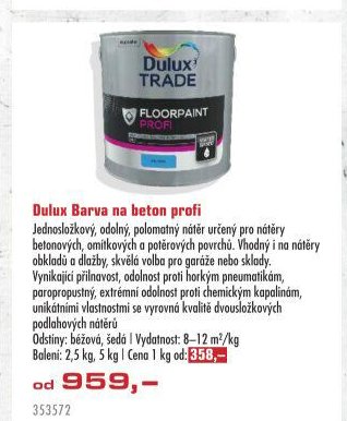 Dulux Barva na beton profi