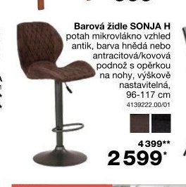 Barová židle SONJA H