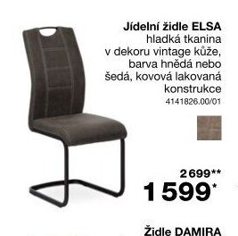 Jídelní židle ELSA