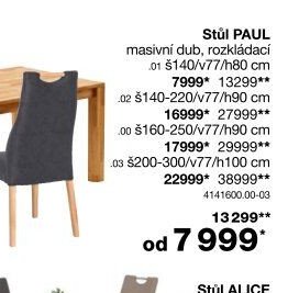 Stůl PAUL