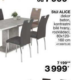 Stůl ALICE