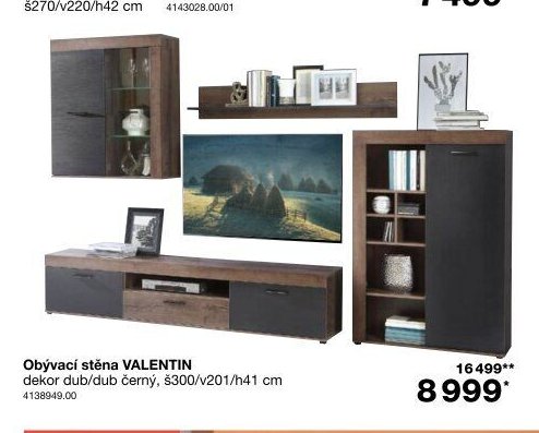 Obývací stěna VALENTIN