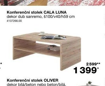 Konferenční stolek CALA LUNA