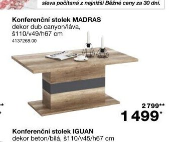 Konferenční stolek MADRAS