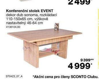 Konferenční stolek EVENT