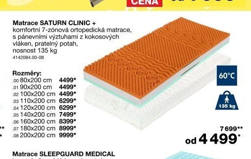 Matrace SATURN CLINIC +