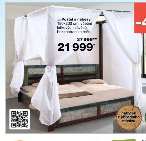 Postel s nebesy