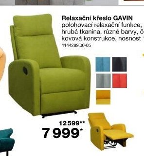 Relaxační křeslo GAVIN