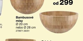 Bambusové mísy