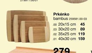 Prkénko bambus