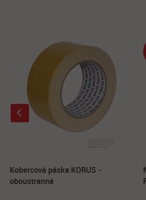 Kobercová páska KORUS - oboustranná