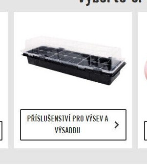 Příslušenství pro výsev a výsadbu