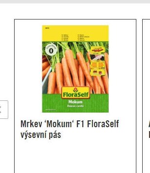 Mrkev 'Mokum' F1 FloraSelf výsevní pás