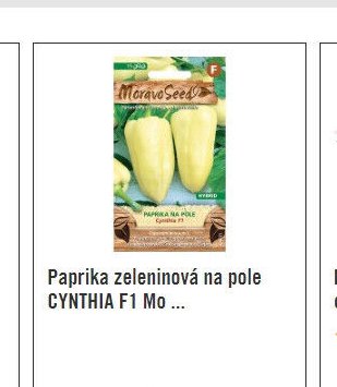 Paprika zeleninová na pole CYNTHIA F1 Mo