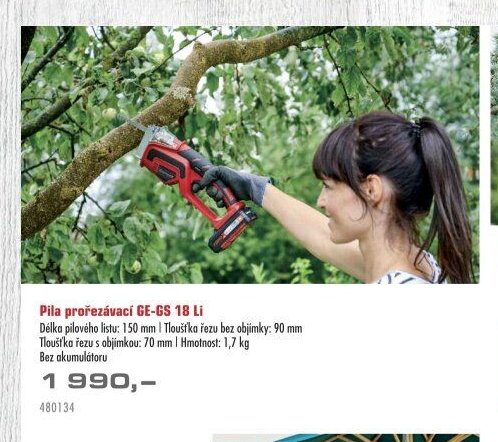 Pila prořezávací GE-GS 18 Li