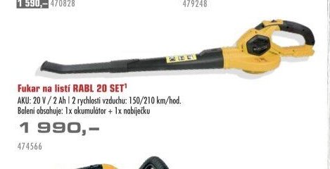 Fukar na listí RABL 20 SET