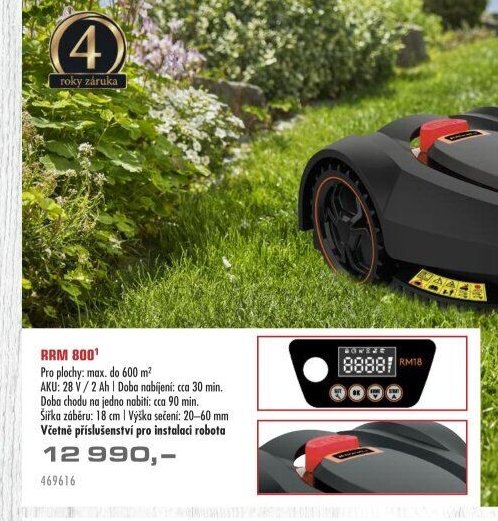 Robotická sekačka Riwall PRO RRM 800