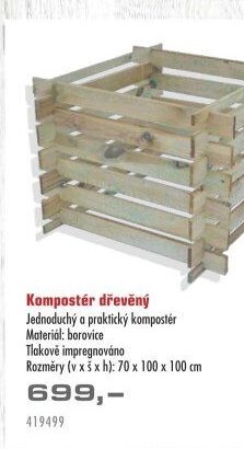 Kompostér dřevěný