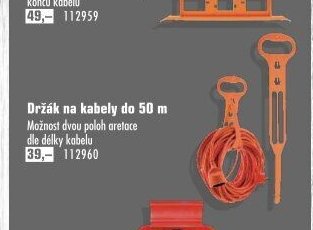 Držák na kabely do 50 m