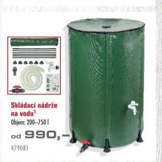 Skládací nádrže na vodu