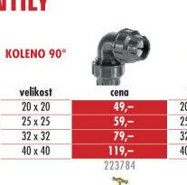 KOLENO 90°
